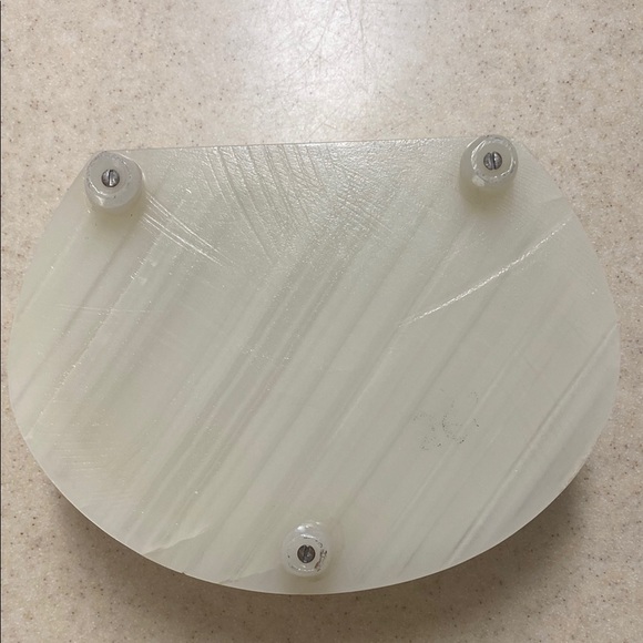 Shell vintage Marble Jewelry Box cream natural stone colors - Picture 12 of 13